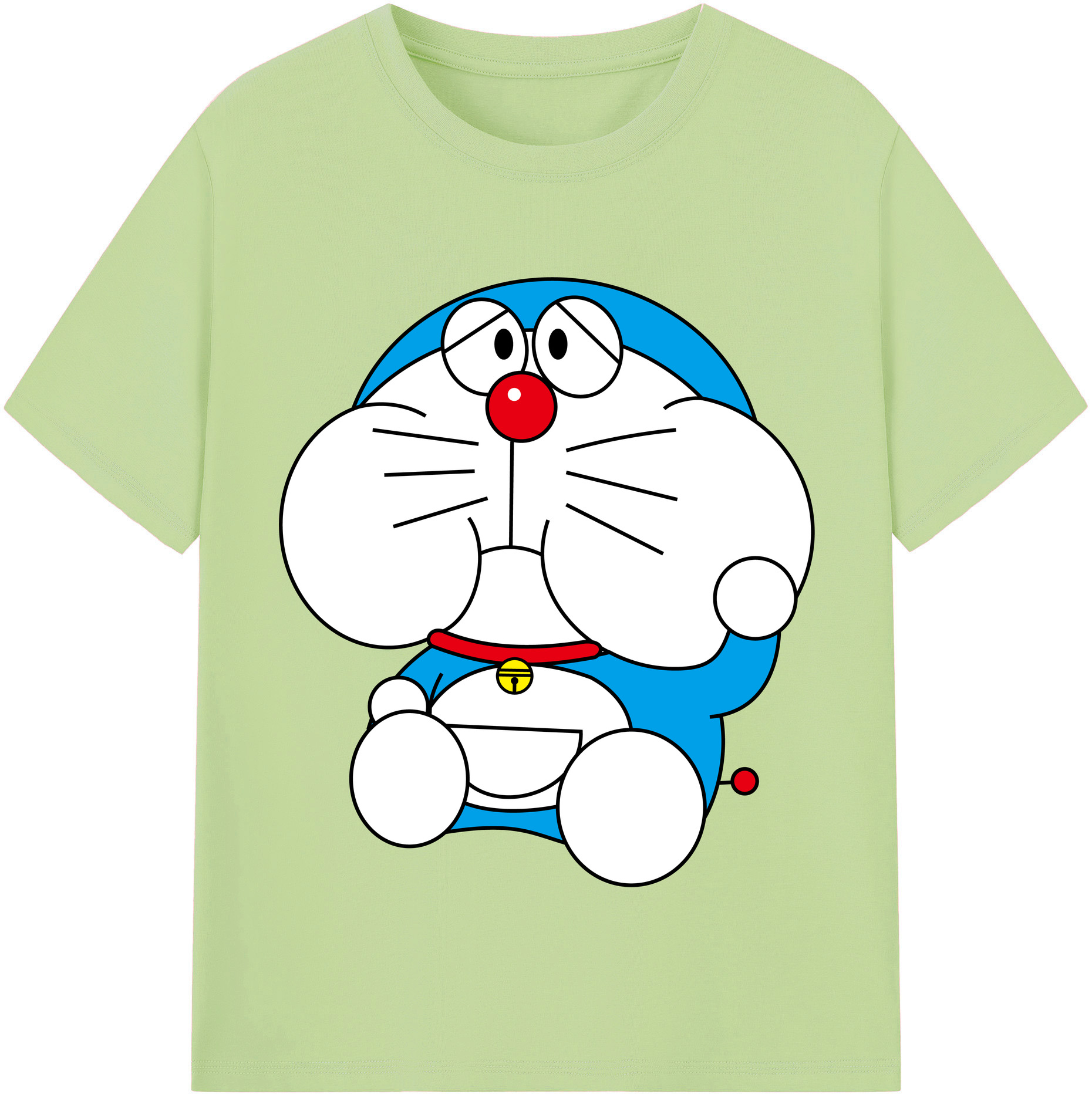 （画像用） ドラえもん Doraemon 綿100％半袖Tシャツ（フロントプリント）